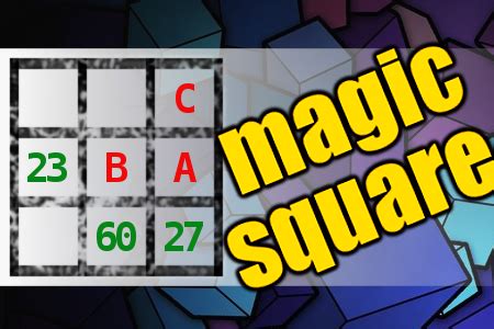 The Magic Square Devastator: A Test of Logic and Deduction